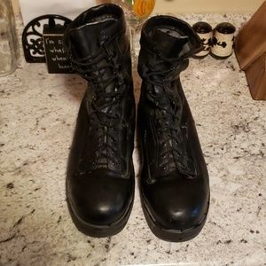 Official Navy flight deck steel toed leather boots
